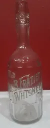Rare antique glass whiskey bottle. Type font is in great condition. I will try my best to find a mutual resolution. No...