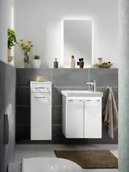 1 x lavabo ((L x H x P) : env. 55,5 x 16 x 30 cm, matériau : céramique, couleur : blanc, trou pour robinetterie :...