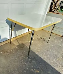 Mid Century Dining Table MICATEX 4Sale. Shows signs of normal use and wear for its age, one side has a little more than...