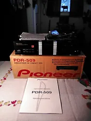 🔥 New Open Box Unused Pioneer PDR-509 Compact Disc CD Recorder/Player Rare🔥 This recorder/player is new, the box...