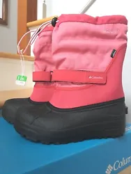 New with box Columbia Powerbug Plus Kids Waterproof Winter Boots, Size 5. Columbia will keep your young one dry and...