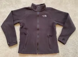 Womens THE NORTH FACE Brown Full Zip Size Small Fleece Jacket. Condition is 