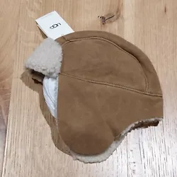 New with Tags and coded tag of authenticity, UGG Australia Toddler Shearling sheepskin Trapper Hat.  Size 2-4 ...