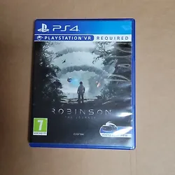 Robinson The Journey VR ( Playstation 4, PSVR) UK Import Version CIB Tested. PS VR required to play.  Complete in box,...