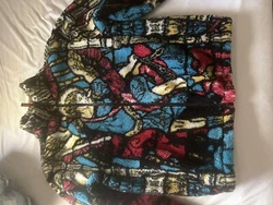 Supreme Saint Michael Fleece Jacket - White Multi - Large. New without tags