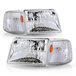 1993-1997 Ford Ranger. 1 set headlights（Not include bulbs ）. Brightness, Water-proofing, Dust-proofing,...