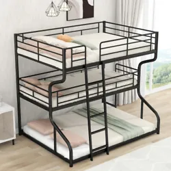 Its securely strong and steady. The bottom bed is designed as a floor bed, which allows the youngest child to sleep on...