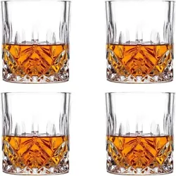 It is crafted of quality lead free crystal material. Perfect for serving scotch, whiskey or mixed drinks. Size: 3.24