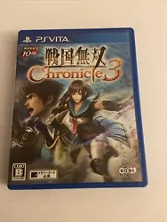 Sengoku Musou Chronicle 3 PlayStation Vita Game Sony PS Vita- US Seller.