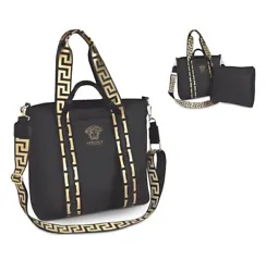 A beautiful Versace Parfums tote that can be used as a purse, tote, travel bag and so much more. Created/Designed for...