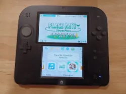 Console Nintendo 2 DS Mario Kart 7 à réparer.  Vendue sans chargeur Bouton L HS Connection au Wi-Fi impossible