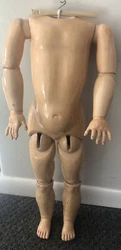 BEAUTIFUL CONDITION! ANTIQUE GERMAN KESTNER DOLL BODY. NO DAMAGE. SOME USUAL LIGHT AGE WEAR FROM AGE. TIGHT POSE....
