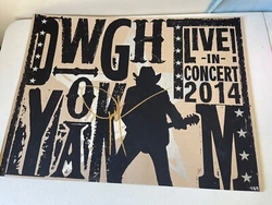 Dwight Yoakam Live In Concert 2014 Poster Autographed #959.