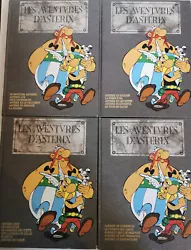 Astérix - Tomes 1 à 4 - Collection reliée Rombaldi édition - BD Goscinny Uderzo.Très bon état.