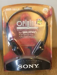 Vintage Sony MDR-101LP Stereo Headphones for Walkman 1998 OEM. New in package. Package has some minor damage.