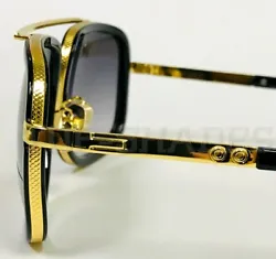 High Quality.Gold Nose Pads. Lens Height: 47mm. Total Height: 54mm. Total Length: 149mm. Temple: 128mm.
