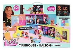 L.O.L Surprise! Clubhouse Playset Fold-Up 3+ Ft. Wide Playset with 40+ Surprises. Clubhouse expands to over 3 wide and...