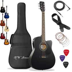 When you want to play acoustic, simply play this six-string as is. When you want to customize, amplify, and get super...
