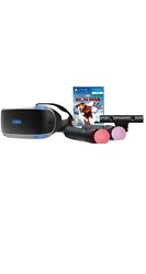 Sony PlayStation VR Iron Man PSVR PS4 Headset + Camera + Move Controllers Bundle.