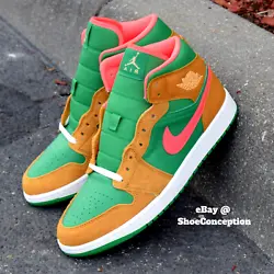 Nike Air Jordan 1 Mid SE (GS). Shoes are unaffected and NEW.
