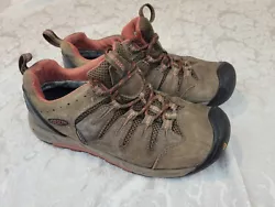 Keen Bryce Men’s 7.5 Keen Dry Brown Leather Ankle Hiking Boots Shoes.
