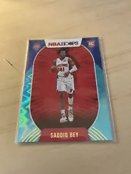 2020-21 Panini Hoops Saddiq Bey Blue Foil Rookie . Condition is Ungraded. Shipped with eBay Standard Envelope for...