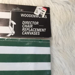 YO SHAN Directors Chair Canvas Cover Replacement Green White Stripe N 100SF