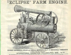 Scarce original print ad from 1878 magazine. Very good condition.