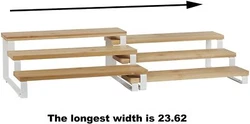 Kitchen&Spice Racks. Expandable: Can be adjusted its length to fit various space, or separate it into 2 racks for...