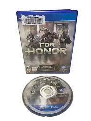 For Honor (Sony PlayStation 4, 2017) PS4 With Case Tested (Ex Library)