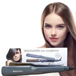 2 IN 1 HAIR STRAIGHTENER: This professional hair iron can be used to straighten, curl, add waves or any styling needs....