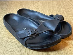 Birkenstock Madrid EVA Black Slip On Sandals Slides Women’s US 6 EUR 37. Please review pictures before purchasing. In...