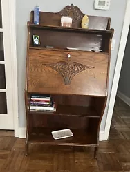 Antique secretary desk with hutch door. Excellent condition. LOCAL PICK UP ONLY