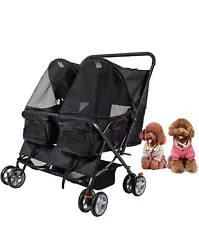 OPTIONS FOR STORAGE: Roomy design with large undercarriage. Seat Belts Leash, Rear Security Brakes, Hooded Peak Top...