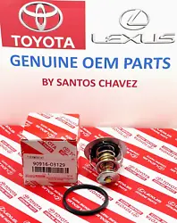 1994-2019 Toyota Engine Coolant Thermostat With Gasket. OEM Toyota parts are trusted by the manufacturer. GENUINE OEM...