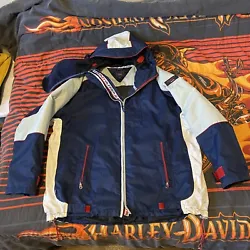 VTG Tommy Hilfiger Tommy Jeans 90s Snow Ski Windbreaker Jacket XL Blue & Red. Extremely rare Tommy jacket. Looks like...