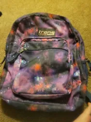 Trans By Jansport Backpack Space Purple & Pink. Used condition. Rip on the main compartment. See photos. Otherwise in...