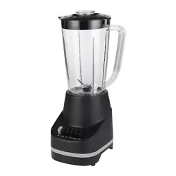 The blender is with 6 speeds and a pulse function. 6 Speed function buttons (CHOP, MIX, GRATE, BLEND, LIQUEFY, PULSE)....