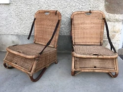 Manque quelques petites partie de rotin, dont petites cassures de lassise. rupture sans gravite de 3 maintien de...
