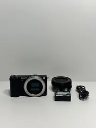 Sony Alpha a5000 Mirrorless Digital Camera with 16-50mm LensSony A5000, is in good condition, except for a small crack...