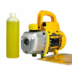 FAVORCOOLs FC-30T is a powerful 3.0CFM 1/4HP Vaccum Pump, with its oil kit, which allows you to start your job right...