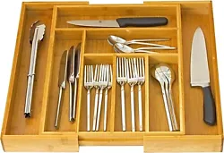 Simplify your life and beautify your utensil drawer with Housewares Expandable Utensil Drawer Organizer. Have a custom...
