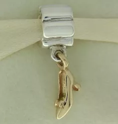 AUTHENTIC PANDORA. Made of. 925 Sterling Silver & 14K Gold.