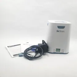SO CLEAN 2 Soclean 2 CPAP Machine Cleaner Sanitizer w/ Power & Hose.