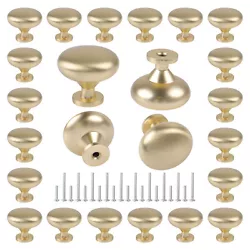 The gold knobs for cabinets can be used on the farmhouse kitchen cabinet, furniture door, closet, cupboard, desk...