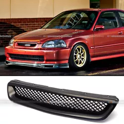 This is short and do not fit on 1999-2000 Honda Civic. 1996-1998 Honda Civic only. Front Grille. Color: Glossy Black...