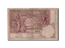 Billet, Belgique, 20 Francs, 1919, 1919-06-19, KM:67, TB+.