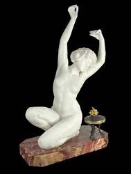 Affortunato GORY ( 1895-1925 )Sculpteur Italien né à Florence. dim : 63 cm de haut x 37 cm de long x 19 cm de large.