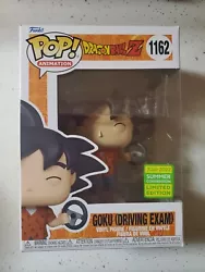 Goku (Driving Exam) Funko Pop DragonBall Z 2022 Summer Convention w protector.