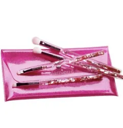 Glittery, enchanting and fun brushes Includes 4 brushesI have 2 sets but the price is for 1